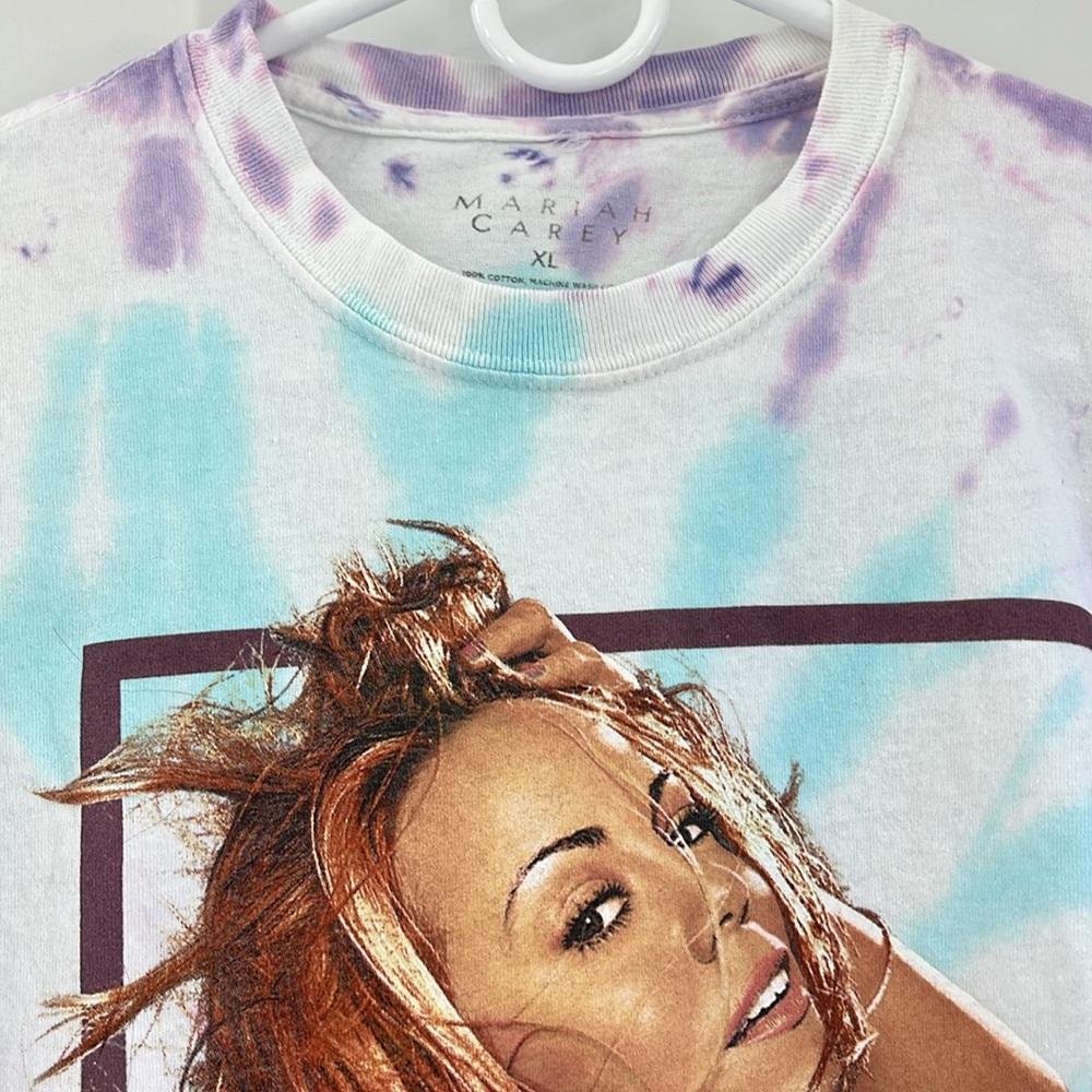 Mariah Carey Official Merch 2021 Tie Dye Tee Shirt XL - Picture 3 of 7